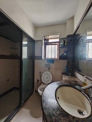 Bathroom in 3 BHK Apartment at Bandra West – for Rent