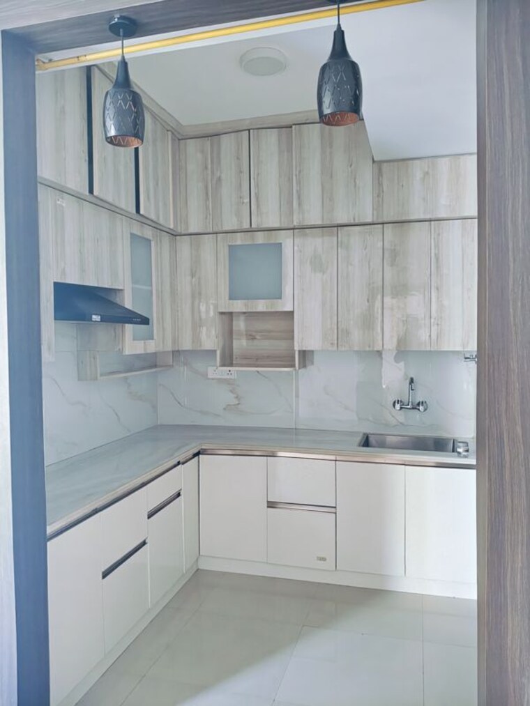 Kitchen, prateek-grand-city 2 Bedroom 970 Sq.Ft. Apartment In Siddharth Vihar Ghaziabad 9961076