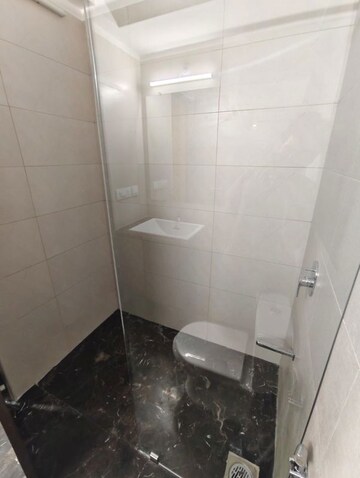 Bathroom in 3 BHK Apartment at Kalpataru Mugnus, Bandra East – for Rent