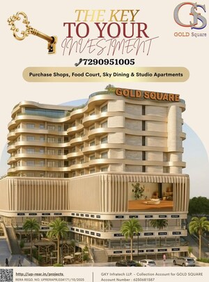  Office Space – Exterior View View at GKY Gold Square, Raj Nagar Extension - for Sale