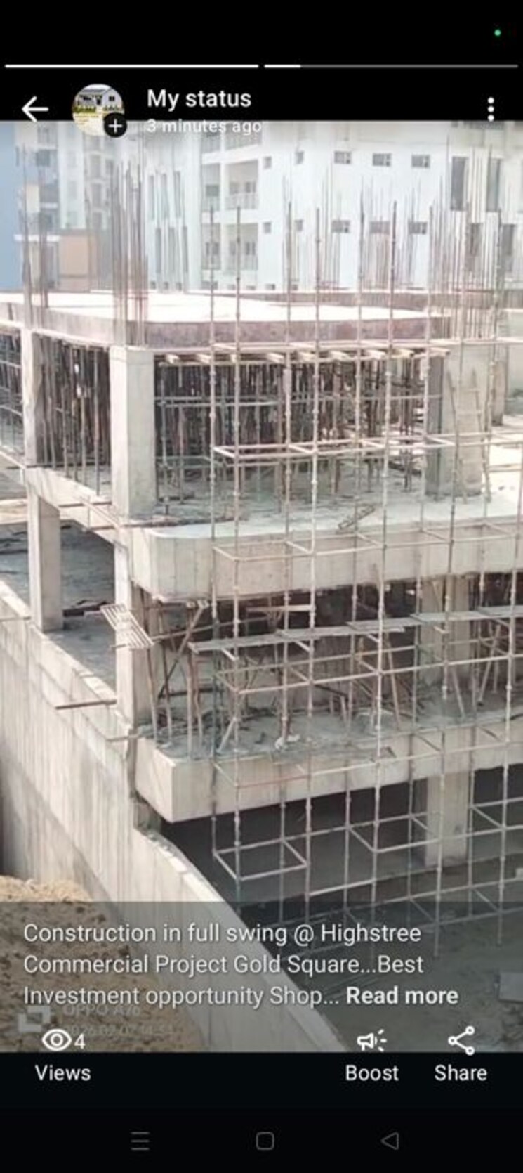 Exterior View, gky-gold-square Commercial Office Space 661 Sq.Ft. In Raj Nagar Extension Ghaziabad 9961130