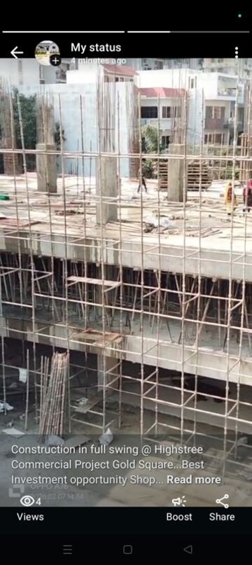 Floor Plan in  Office Space at GKY Gold Square, Raj Nagar Extension – for Sale