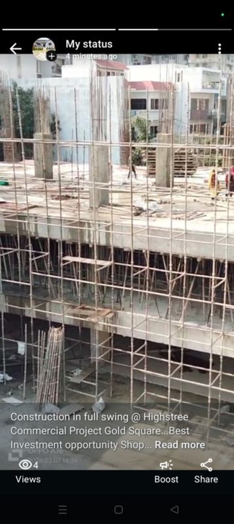 Floor Plan, gky-gold-square Commercial Office Space 661 Sq.Ft. In Raj Nagar Extension Ghaziabad 9961130