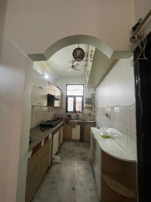 Kitchen in 3 BHK Builder Floor at Green Fields Colony – for Rent
