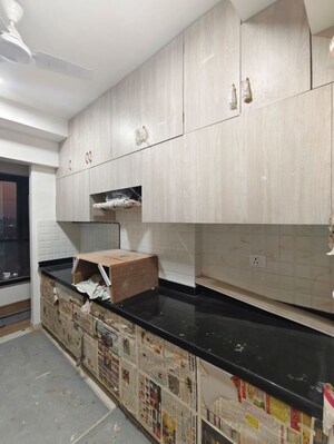 Kitchen in 3 BHK Apartment at Kalpataru Mugnus, Bandra East – for Rent