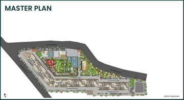 Master Plan in  Showroom at Mahindra Happinest Tathawade Phase 1, Tathawade – for Sale
