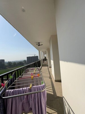 Balcony in 3 BHK Apartment at Highland Park Chandigarh, Bhabat – for Sale