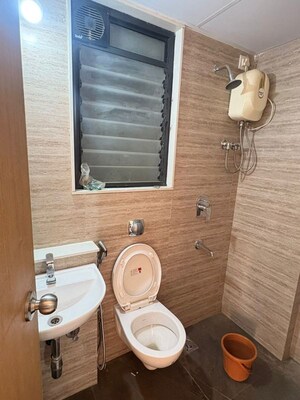 Bathroom in 1 BHK Apartment at Lodha Codename Premier, Dombivli East – for Rent