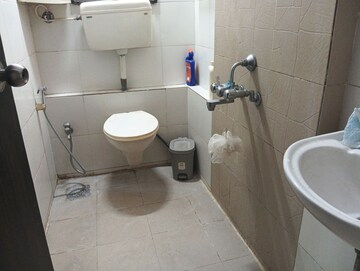 Bathroom in 2 BHK Apartment at Runwal Garden City, Balkum Pada – for Rent