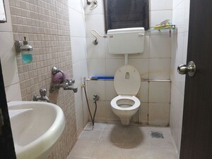 Bathroom in 2 BHK Apartment at Runwal Garden City, Balkum Pada – for Rent