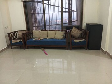 Living Room in 2 BHK Apartment at Runwal Garden City, Balkum Pada – for Rent