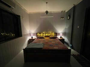 Bedroom in 3 BHK Apartment at Royal Palms Garden View, Goregaon East – for Rent