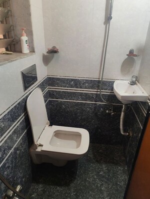 Bathroom in 2 BHK Apartment at Happy Valley, Manpada – for Rent