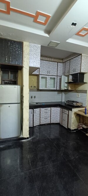 Kitchen in 1 BHK Builder Floor at Rohini Sector 7 – for Rent