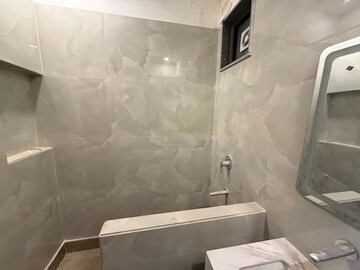 Bathroom in 3 BHK Builder Floor at Saket – for Rent