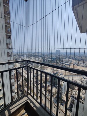 Balcony in 3 BHK Apartment at Rajapushpa Provincia, Narsingi – for Rent