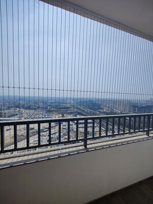 Balcony in 3 BHK Apartment at Rajapushpa Provincia, Narsingi – for Rent