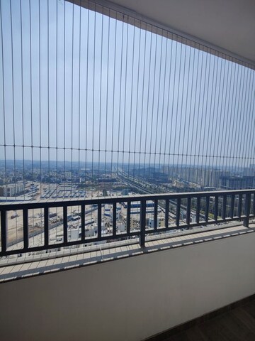 Balcony in 3 BHK Apartment at Rajapushpa Provincia, Narsingi – for Rent