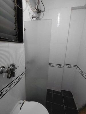 Bathroom in 2 BHK Apartment at Lake Home, Powai – for Rent