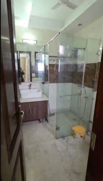 Bathroom in 4 BHK Builder Floor at Nehru Enclave – for Rent