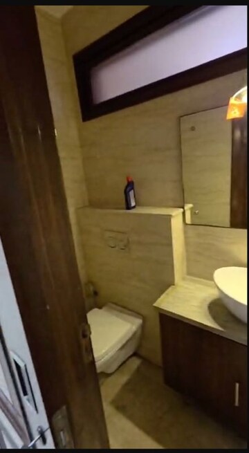 Bathroom in 4 BHK Builder Floor at Nehru Enclave – for Rent