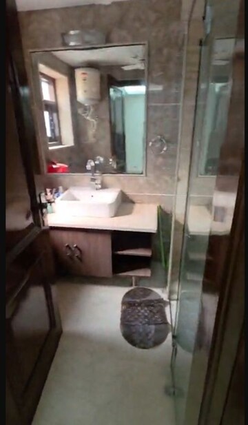 Bathroom in 4 BHK Builder Floor at Nehru Enclave – for Rent