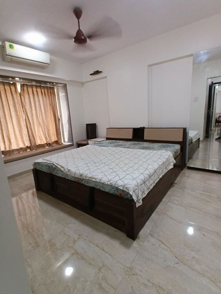 Bedroom, shrishti-synchronicity 2 Bedroom 1150 Sq.Ft. Apartment In Chandivali Mumbai 9962159