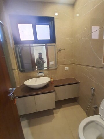 Bathroom in 3 BHK Builder Floor at Kalkaji – for Rent