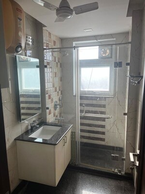 Living Room in 3 BHK Apartment at Panchsheel Enclave – for Rent