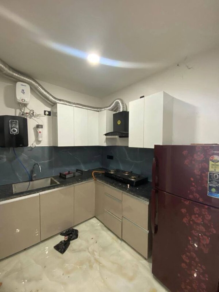 Kitchen, palm-residency-chhatarpur 1 Bedroom 500 Sq.Ft. Builder Floor In Chattarpur Delhi 9962366