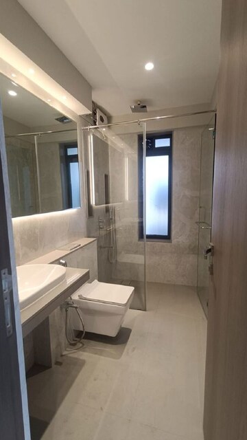 Bathroom in 3 BHK Apartment at Santacruz West – for Rent