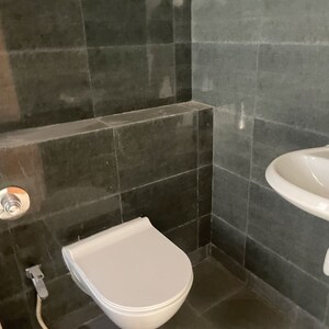 Bathroom in 1 BHK Apartment at Kanakia Spaces Zen World, Datar Colony – for Rent