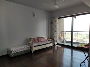 Living Room in 3 BHK Apartment at Krisumi Waterfall Residences, Sector 36a – for Rent