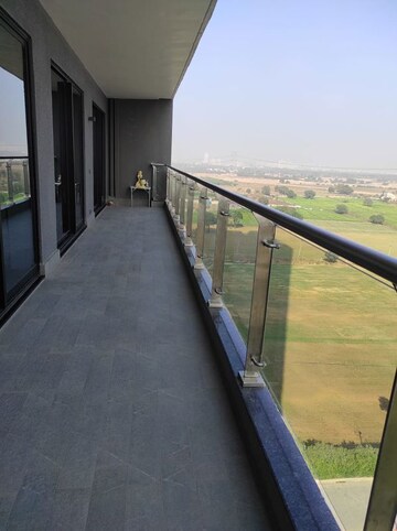 Balcony in 3 BHK Apartment at Krisumi Waterfall Residences, Sector 36a – for Rent