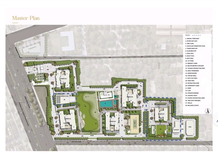 Master Plan, emaar-urban-oasis 2.5 Bedroom 1108 Sq.Ft. Apartment In Sector 62 Gurgaon 9912099