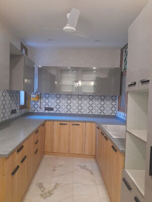 Kitchen in 3 BHK Apartment at Panchsheel Enclave – for Rent