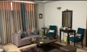Living Room in 3 BHK Apartment at Panchsheel Enclave – for Rent