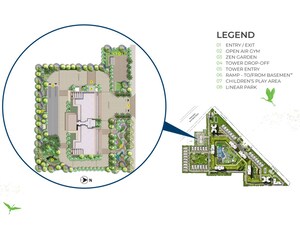 Master Plan in 4 BHK Apartment at Experion Windchants, Sector 112 – for Sale