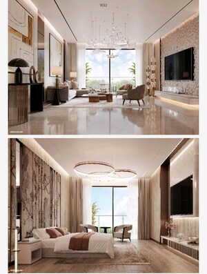 Living Room in 4 BHK Apartment at Experion Windchants, Sector 112 – for Sale