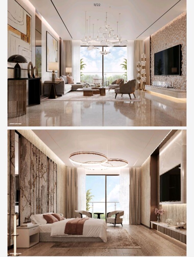 Living Room, experion-windchants 4 Bedroom 2354 Sq.Ft. Apartment In Sector 112 Gurgaon 9912182