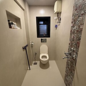 Bathroom in 2 BHK Apartment at Lok Rachana, Moti Nagar – for Sale