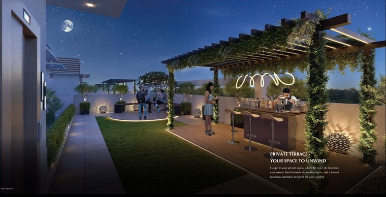 Terrace, adani-samsara-ivana 4 Bedroom 320 Sq.Ft. Apartment In Sector 63 Gurgaon 9932081