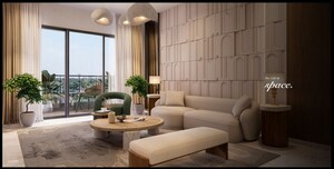 Living Room in 4 BHK Apartment at Adani Samsara Ivana, Sector 63 – for Sale