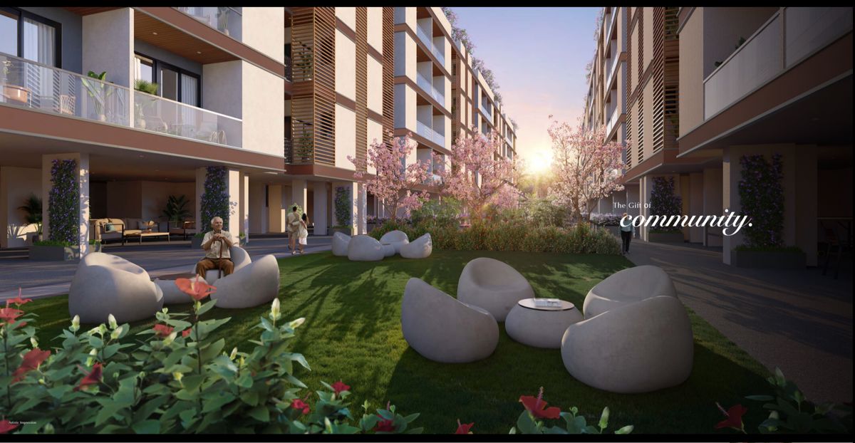 4 BHK + Pooja Room,Extra Room,Basement 351 Sq.Ft. Apartment in Adani Samsara Ivana