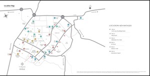 4 BHK Apartment – Map Location View at Adani Samsara Ivana, Sector 63 - for Sale