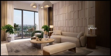 Living Room in 4 BHK Apartment at Adani Samsara Ivana, Sector 63 – for Sale