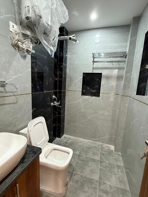 Bathroom in 3 BHK Apartment at Shivalik Colony – for Rent