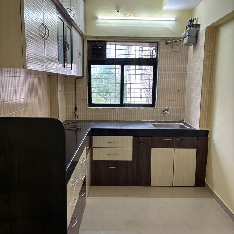 Kitchen, seth-cypress-chs 1 Bedroom 585 Sq.Ft. Apartment In Veena Nagar Mumbai 9962509