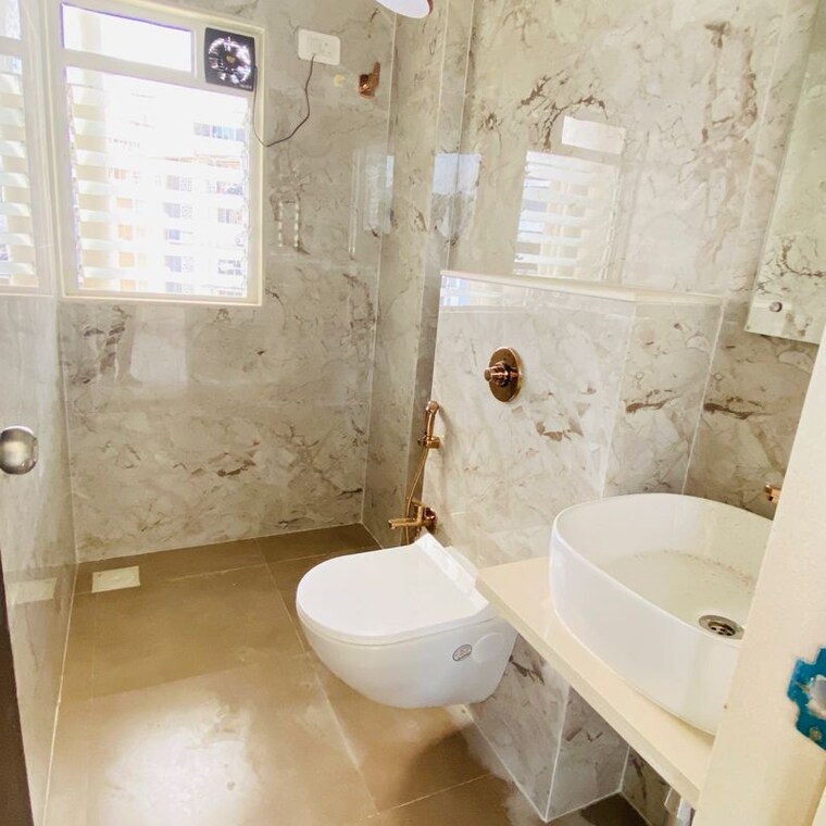 Bathroom, ashar-maple-birch 2 Bedroom 683 Sq.Ft. Apartment In Ghati Pada Mumbai 9962592