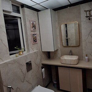 Kitchen in 2 BHK Apartment at Courtyard by Narang Realty and The Wadhwa Group, Unnathi Gardens – for Rent